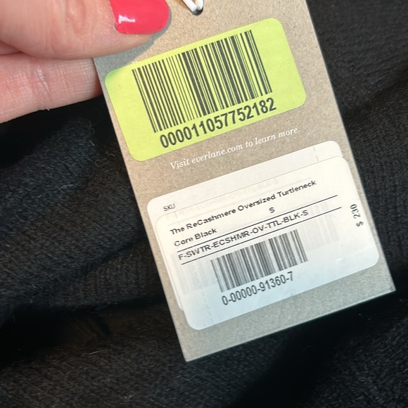 NWT Everlane The Cashmere Oversized Turtleneck - Picture 13 of 13